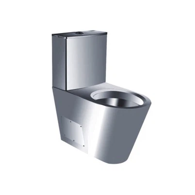 Rustfritt stål fengsel toalett